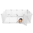 81 cm High Modular Dog Playpen – 8, 10 or 12 Panels – White / 12-Panel – view 4
