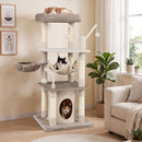 127 cm Cat Tower with Condo, Hammock and Hanging Basket – view 1