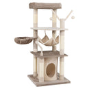 127 cm Cat Tower with Condo, Hammock and Hanging Basket – view 2
