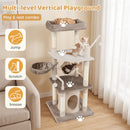 127 cm Cat Tower with Condo, Hammock and Hanging Basket – view 5