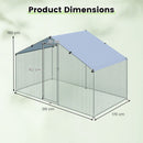 310 × 170 cm Walk-In Chicken Run with Oxford Canopy – view 5