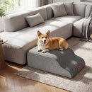 Modular Four- or Five-Tier Foam Pet Steps – Grey / 5 Tiers view 6