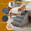 Modular Four- or Five-Tier Foam Pet Steps – Grey / 5 Tiers view 10