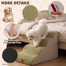 Modular Four- or Five-Tier Foam Pet Steps – Green / 4 Tiers view 10