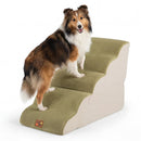 Modular Four- or Five-Tier Foam Pet Steps – Green / 5 Tiers view 3