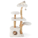 135 cm Pear Wood Cat Tower with Flower Perch – view 3