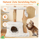 135 cm Pear Wood Cat Tower with Flower Perch – view 9