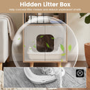 House-Shaped Cat Litter Cabinet with Upper Shelf – view 7