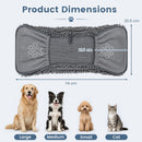 Three-Piece Microfibre Dog Drying Towel Set with Hand Pockets – Grey – view 5