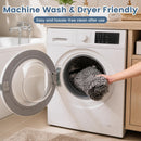 Three-Piece Microfibre Dog Drying Towel Set with Hand Pockets – Grey – view 7
