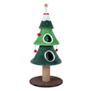 142 cm Festive Cat Tower with Two Condos and Jute Post – view 2