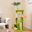 122 cm Palm Cat Tree with Condo and Raised Perch – view 1