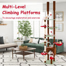 Adjustable Floor-to-Ceiling Mushroom Cat Tower – view 10