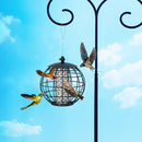 Metal Hanging Bird Feeder with Protective Cage – 3 kg – image 6