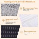 171 cm Plush Nap Bed with Blanket and Pillow – Grey view 7