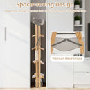 151 cm Folding Pine Cat Climbing Tower with Perch – view 7