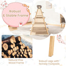 151 cm Folding Pine Cat Climbing Tower with Perch – view 9