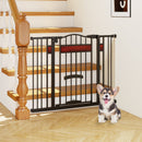 Adjustable Pet Gate with Small Door and Two Extensions – view 2