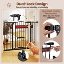 Adjustable Pet Gate with Small Door and Two Extensions – view 9