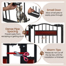Adjustable Pet Gate with Small Door and Two Extensions – view 11