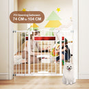 Adjustable Pet Gate with Small Door and Two Extensions – view 6