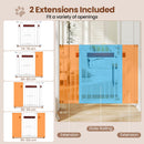 Adjustable Pet Gate with Small Door and Two Extensions – view 8