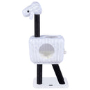110 cm Lamb-Shaped Cat Tower with Woven Condo – view 3