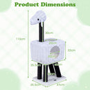 110 cm Lamb-Shaped Cat Tower with Woven Condo – view 4