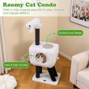110 cm Lamb-Shaped Cat Tower with Woven Condo – view 5
