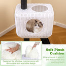 110 cm Lamb-Shaped Cat Tower with Woven Condo – view 6