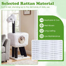 110 cm Lamb-Shaped Cat Tower with Woven Condo – view 7