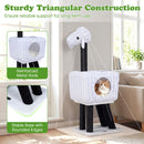 110 cm Lamb-Shaped Cat Tower with Woven Condo – view 9