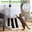 110 cm Lamb-Shaped Cat Tower with Woven Condo – view 10
