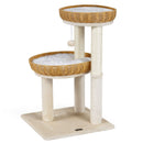 75.5 cm Cat Tower with Two Woven Baskets – view 3