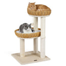 75.5 cm Cat Tower with Two Woven Baskets – view 4