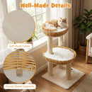 75.5 cm Cat Tower with Two Woven Baskets – view 8
