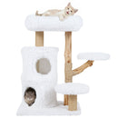 93 cm Pear Wood Cat Tower with Two-Storey Condo – view 3
