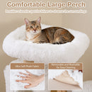 93 cm Pear Wood Cat Tower with Two-Storey Condo – view 7