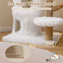 93 cm Pear Wood Cat Tower with Two-Storey Condo – view 9