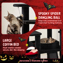 127 cm Gothic Cat Tower with Castle Condo and Coffin Bed – view 10