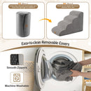 51 cm Four-Tier Foam Pet Steps with Washable Cover – Grey view 8
