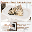Removable perch cover and cushion for the 150 cm cat tree, featuring soft plush fabric for comfort and easy cleaning.
