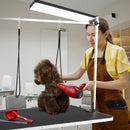 120 cm Folding Pet Care Table with Adjustable Overhead Arms – Black view 5