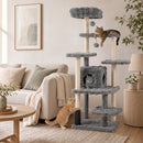 170 cm Cat Tower with Two-Entry Condo and Padded Perch – view 1