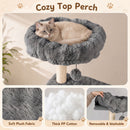 170 cm Cat Tower with Two-Entry Condo and Padded Perch – view 6
