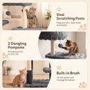 170 cm Cat Tower with Two-Entry Condo and Padded Perch – view 8