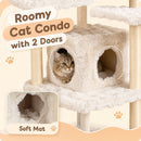 170 cm Cat Tower with Two-Entry Condo and Padded Perch – view 7