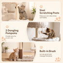 170 cm Cat Tower with Two-Entry Condo and Padded Perch – view 8