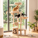 149 cm Cat Tower with Condo and Round Basket – view 2