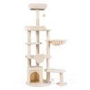 149 cm Cat Tower with Condo and Round Basket – view 4